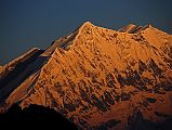 20 Tukuche Peak Close Up At Sunrise From Camp Below Mesokanto La 